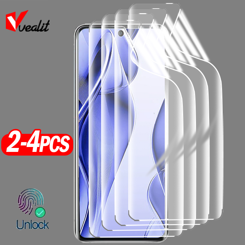 Vivo V40 - 2-4pcs โค้งเต็มรูปแบบ Matte Soft Hydrogel ฟิล์มสําหรับ