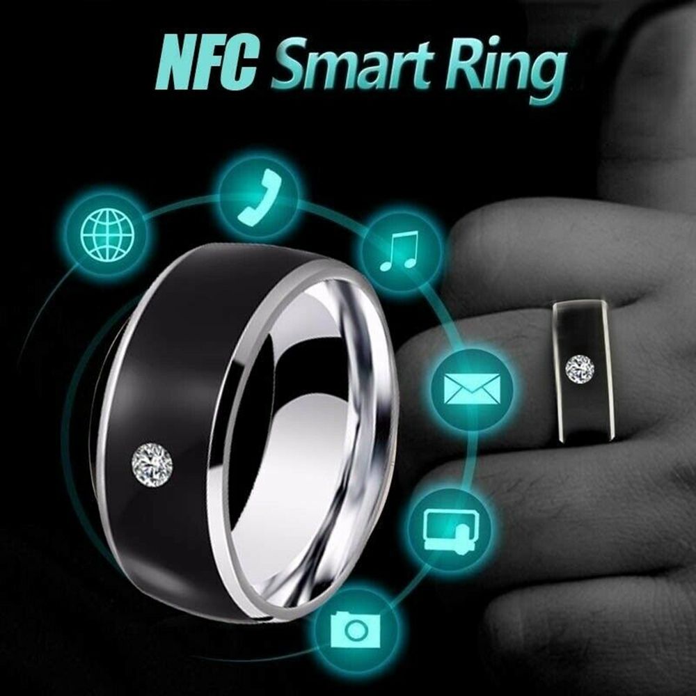 Smart Ring Nfc Pay - เทคโนโลยีใหม่ อุปกรณ์โทรศัพท์แอนดรอยด์ อุปกรณ์สวมใส่อัจฉริยะ เชื่อมต่อ NFC แหวนนิ้ว