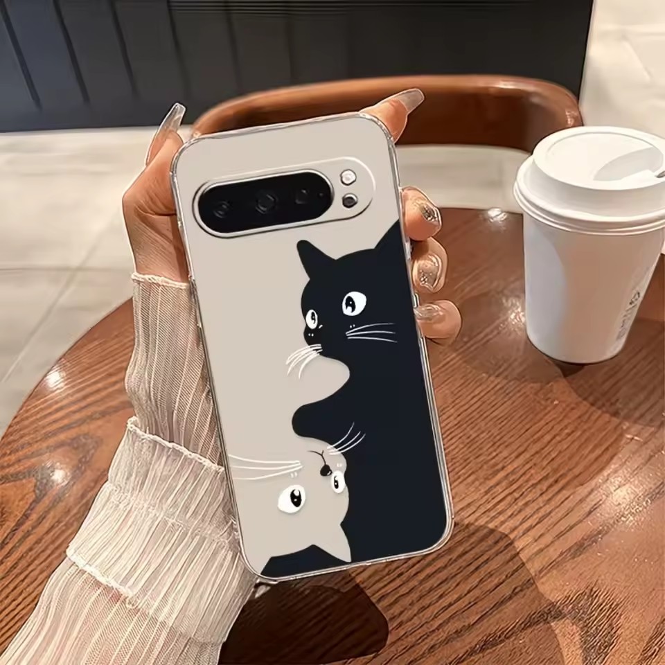 เคสใสลายการ์ตูนแมวดำสุดน่ารักส - Google Pixel 8A บทวิจารณ์และราคา