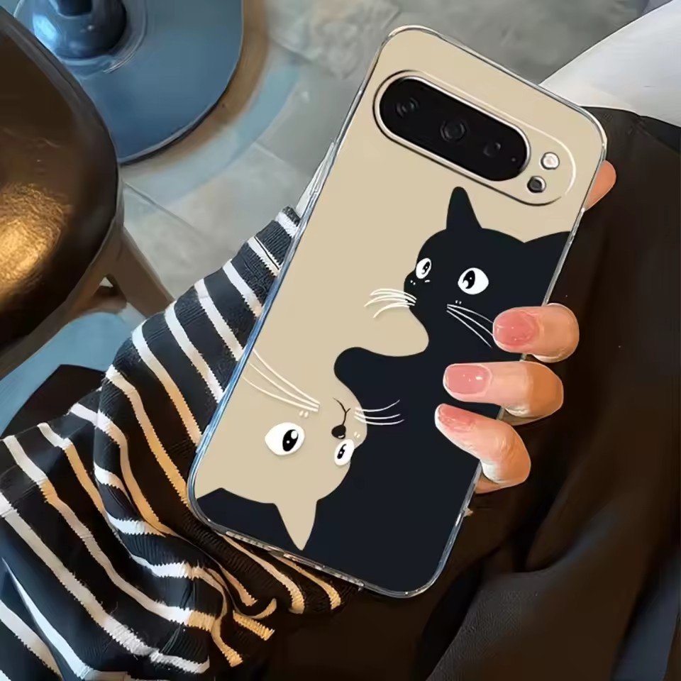 เคสใสลายการ์ตูนแมวดำสุดน่ารักส - Google Pixel 8A บทวิจารณ์และราคา